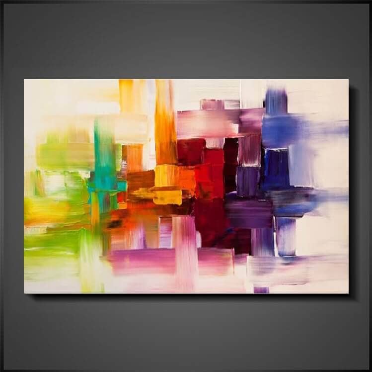 Verwonderend Kleurrijke schilderijen - MyNewArt KG-05