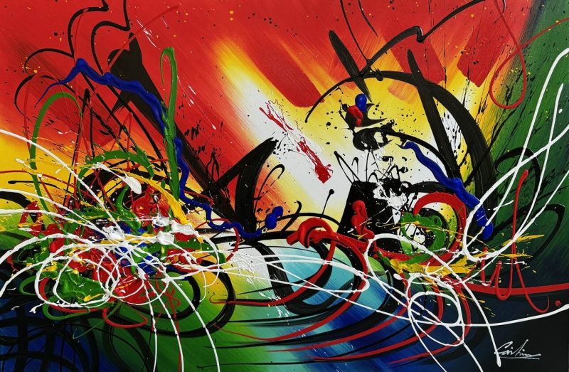 Schilderijen | canvasschilderijen | Handgeschilderd | Groot | Abstract