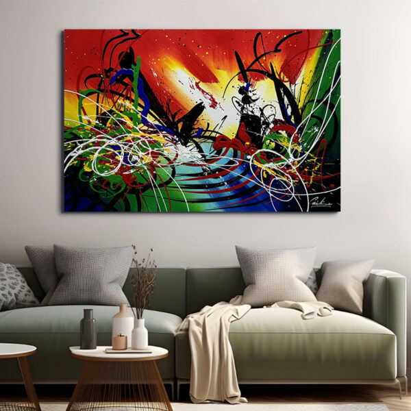 Schilderijen | canvasschilderijen | Handgeschilderd | Groot | Abstract