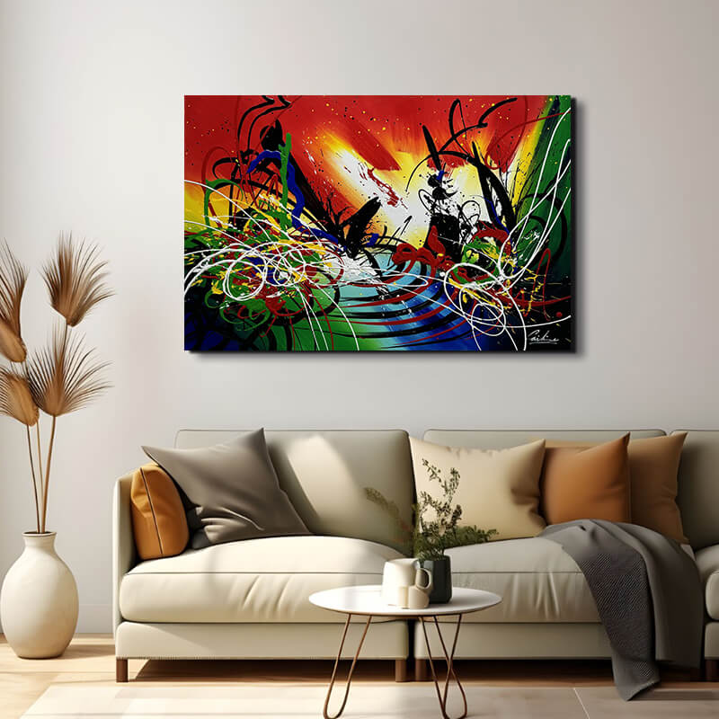 Schilderijen (26) Schilderijen | canvasschilderijen | Handgeschilderd | Groot | Abstract