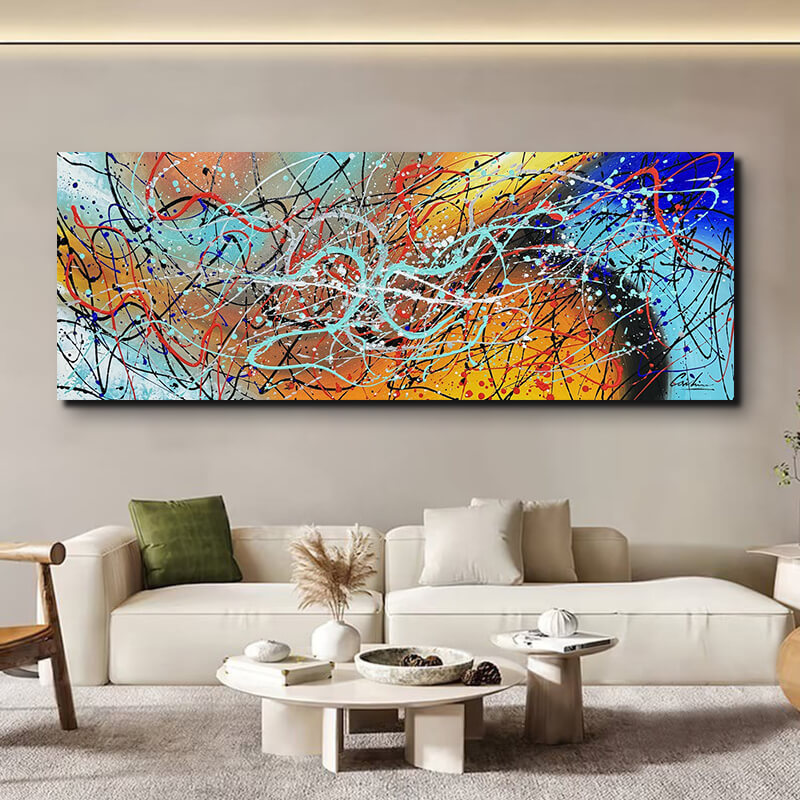 schilderij (48) Schilderijen | canvasschilderijen | Handgeschilderd | Groot | Abstract