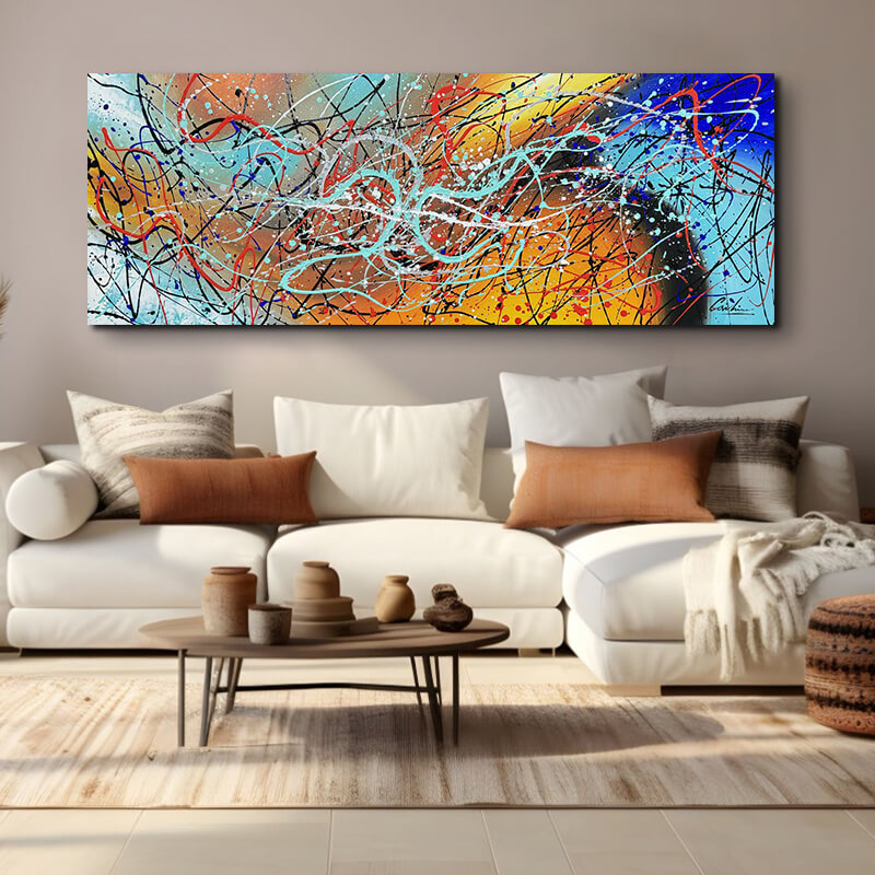 schilderij (49) Schilderijen | canvasschilderijen | Handgeschilderd | Groot | Abstract