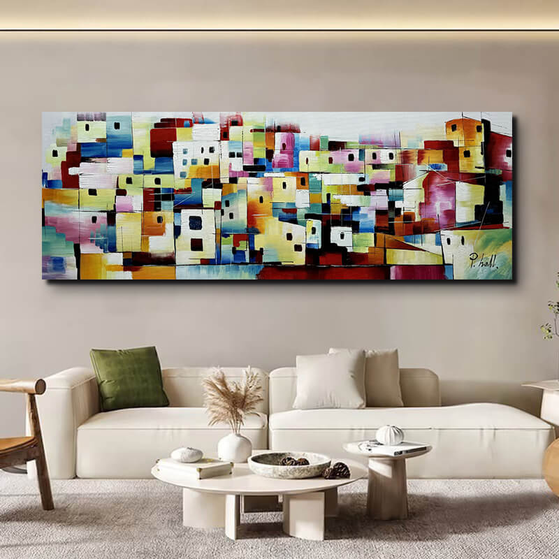 Schilderijen (9) Schilderijen | canvasschilderijen | Handgeschilderd | Groot | Abstract