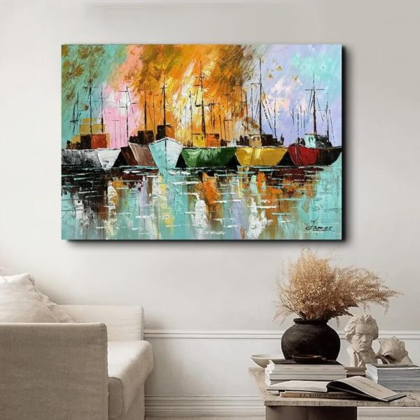 Schilderijen | canvasschilderijen | Handgeschilderd | Groot | Abstract