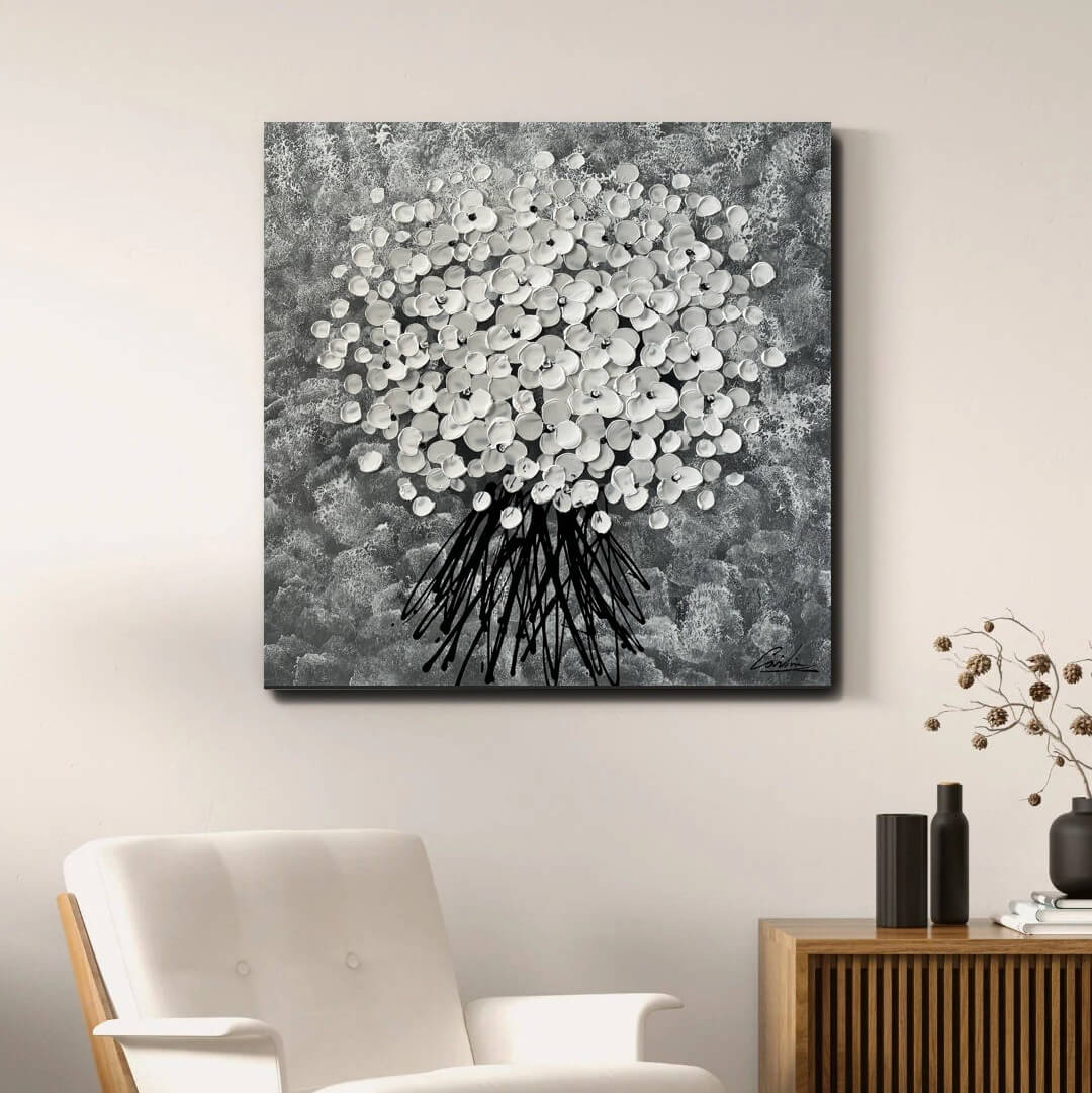 schilderijen 90x90 cm (19) Schilderijen | canvasschilderijen | Handgeschilderd | Groot | Abstract