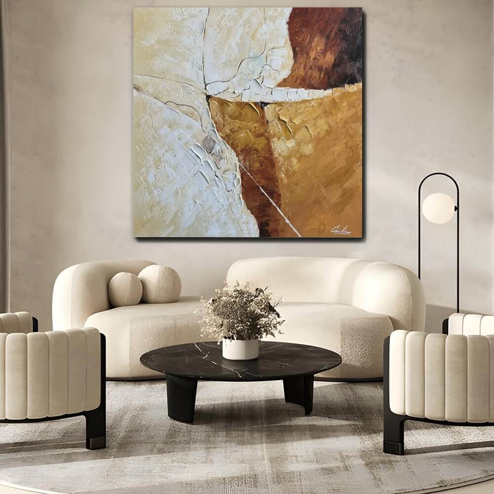 schilderijen 90x90 cm (25) Schilderijen | canvasschilderijen | Handgeschilderd | Groot | Abstract