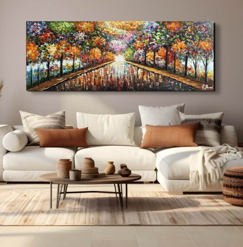 160x60 schilderijen (13) Schilderijen | canvasschilderijen | Handgeschilderd | Groot | Abstract