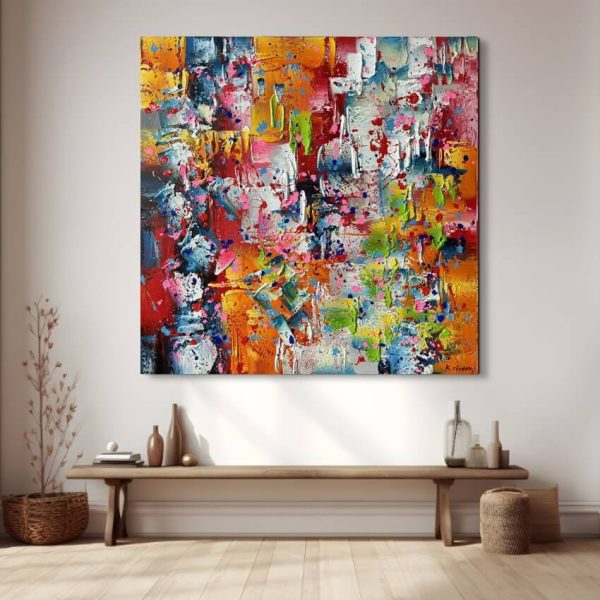 Schilderijen | canvasschilderijen | Handgeschilderd | Groot | Abstract