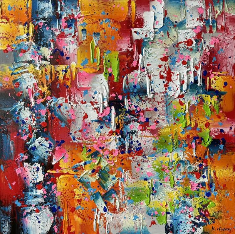 Schilderijen | canvasschilderijen | Handgeschilderd | Groot | Abstract