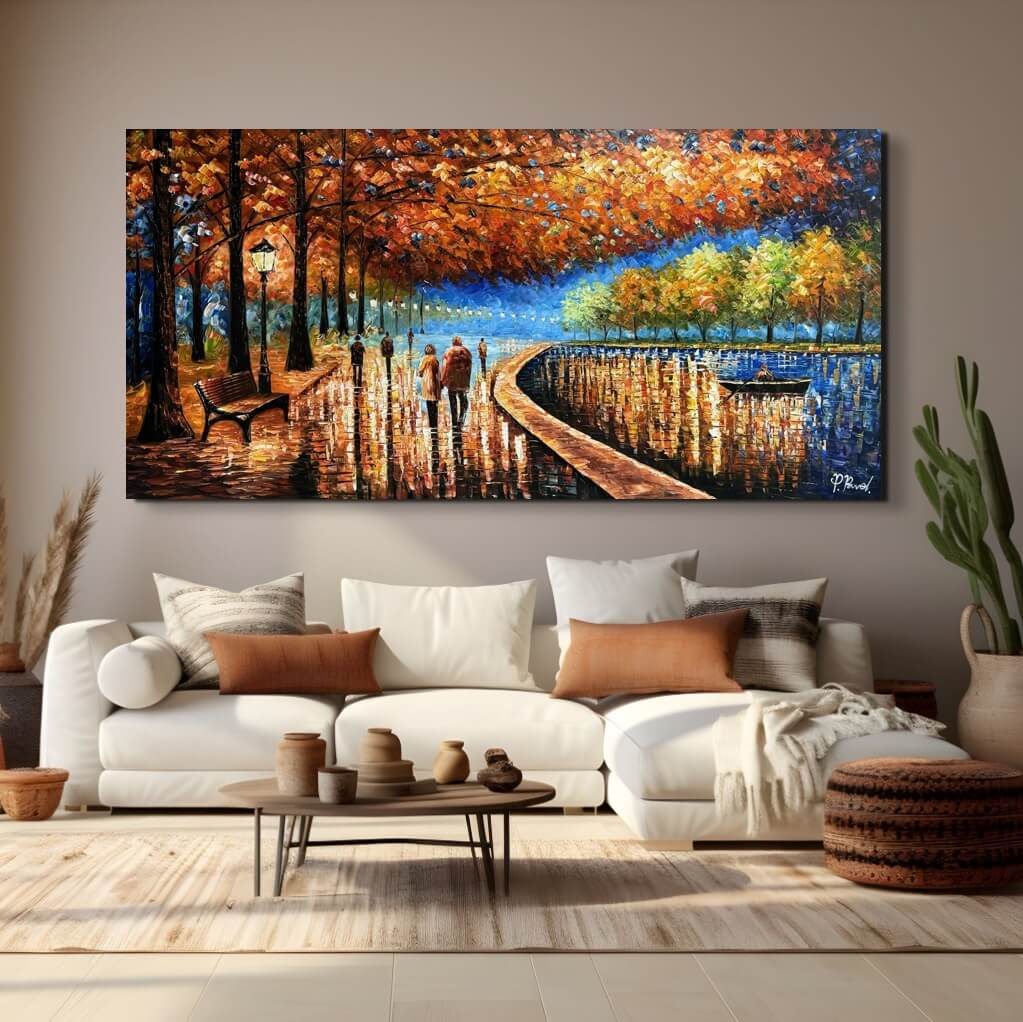 200x100 schilderij (7) Schilderijen | canvasschilderijen | Handgeschilderd | Groot | Abstract